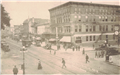 Downtown Marshalltown, 1st Avenue and Main Street, image of postcard front