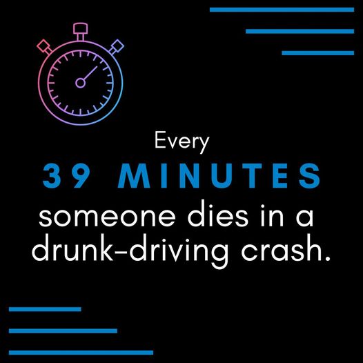 Every 39 Minutes Druk Driving Crash