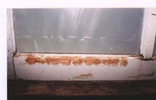 Frame Paint Chipping Hazard