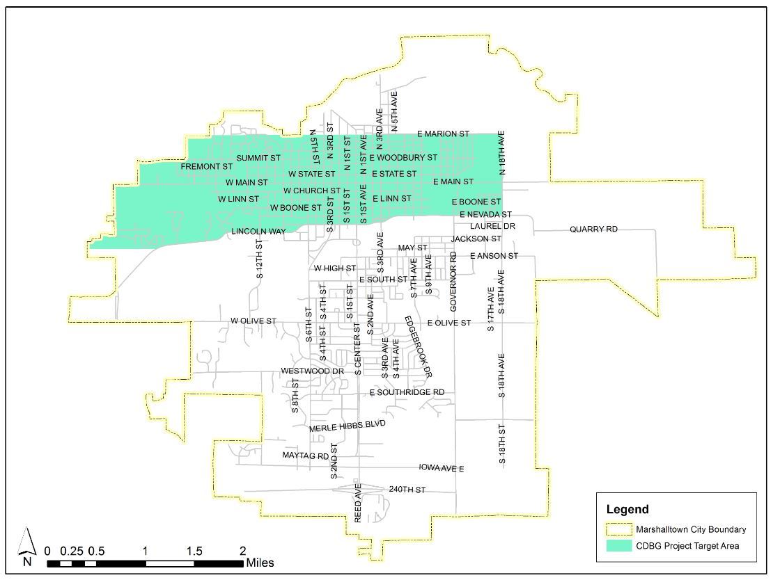 CDBG Program Area Map