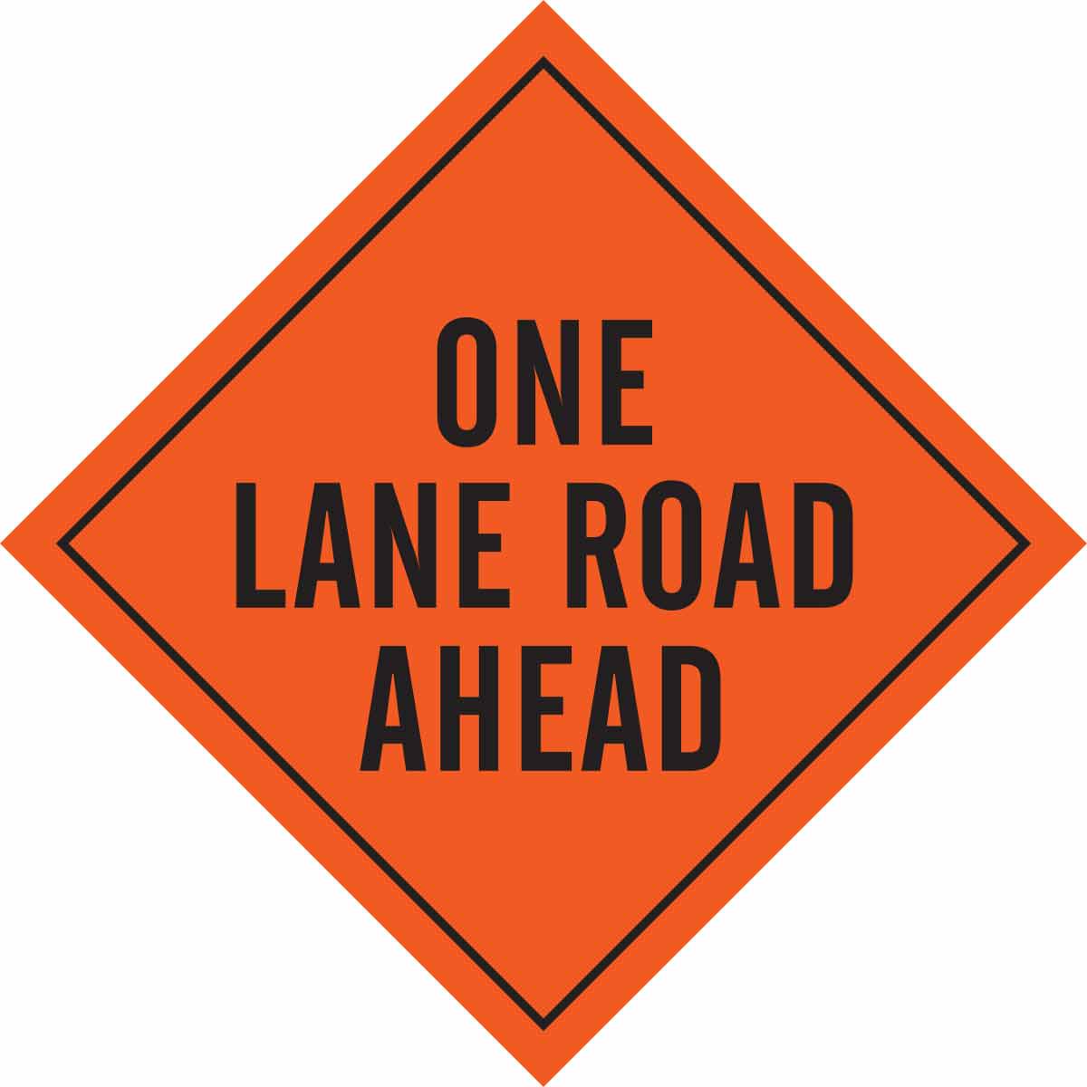 One Lane Road Ahead