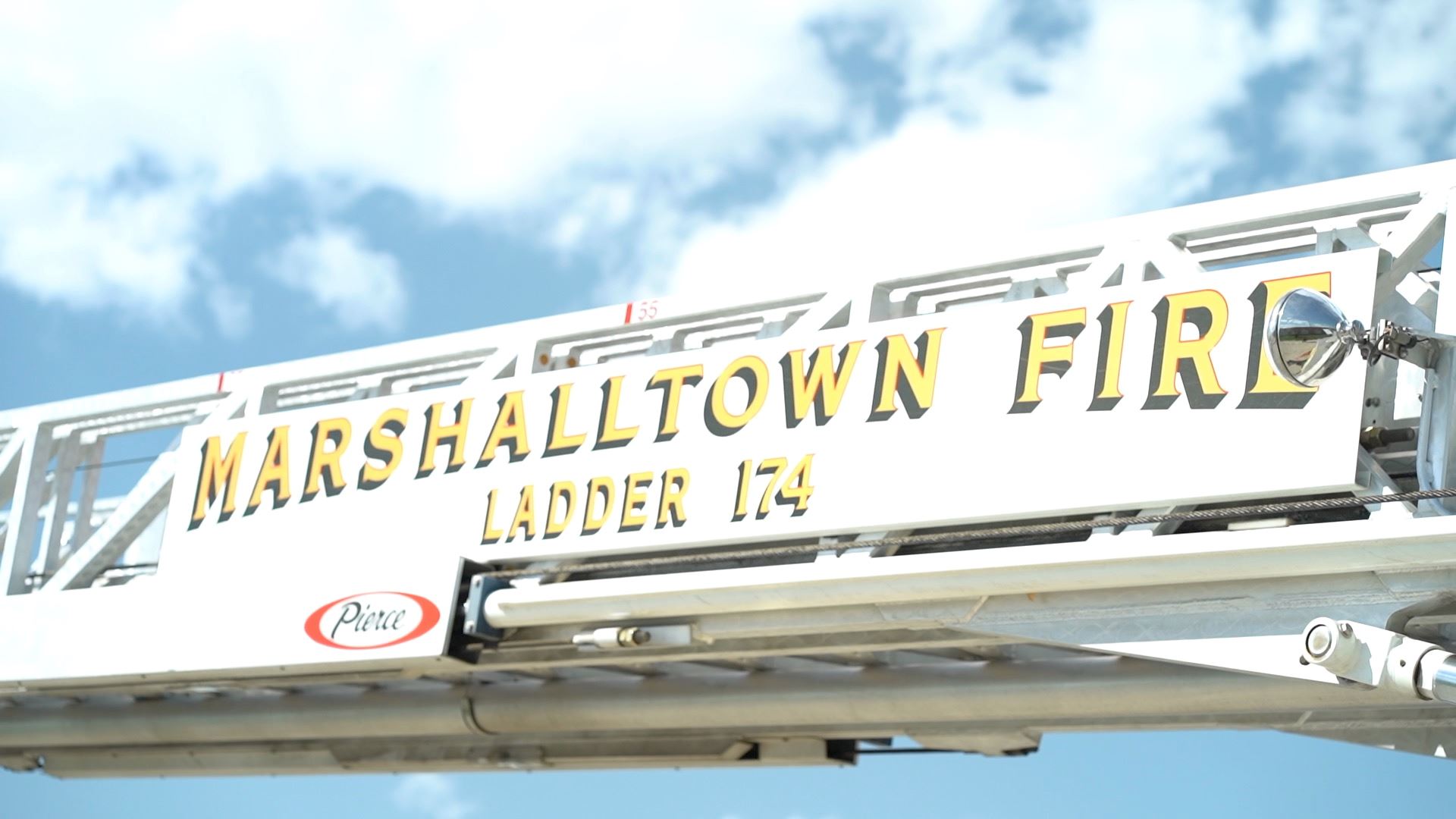 Pic of fire truck ladder