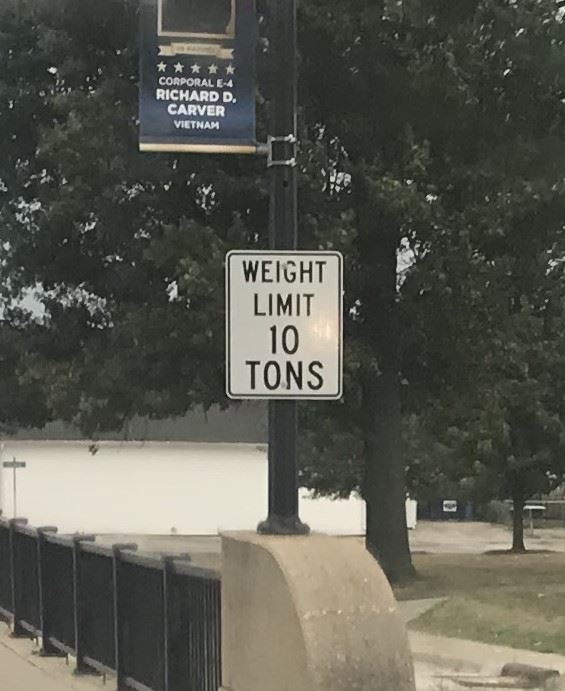 10 Ton Weight Limit