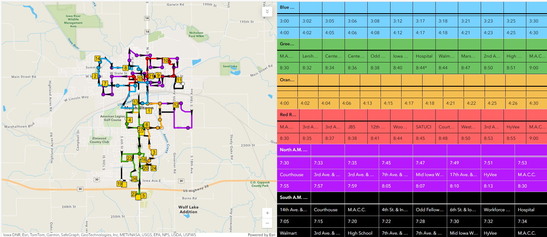 Transit Interactive Map Picture