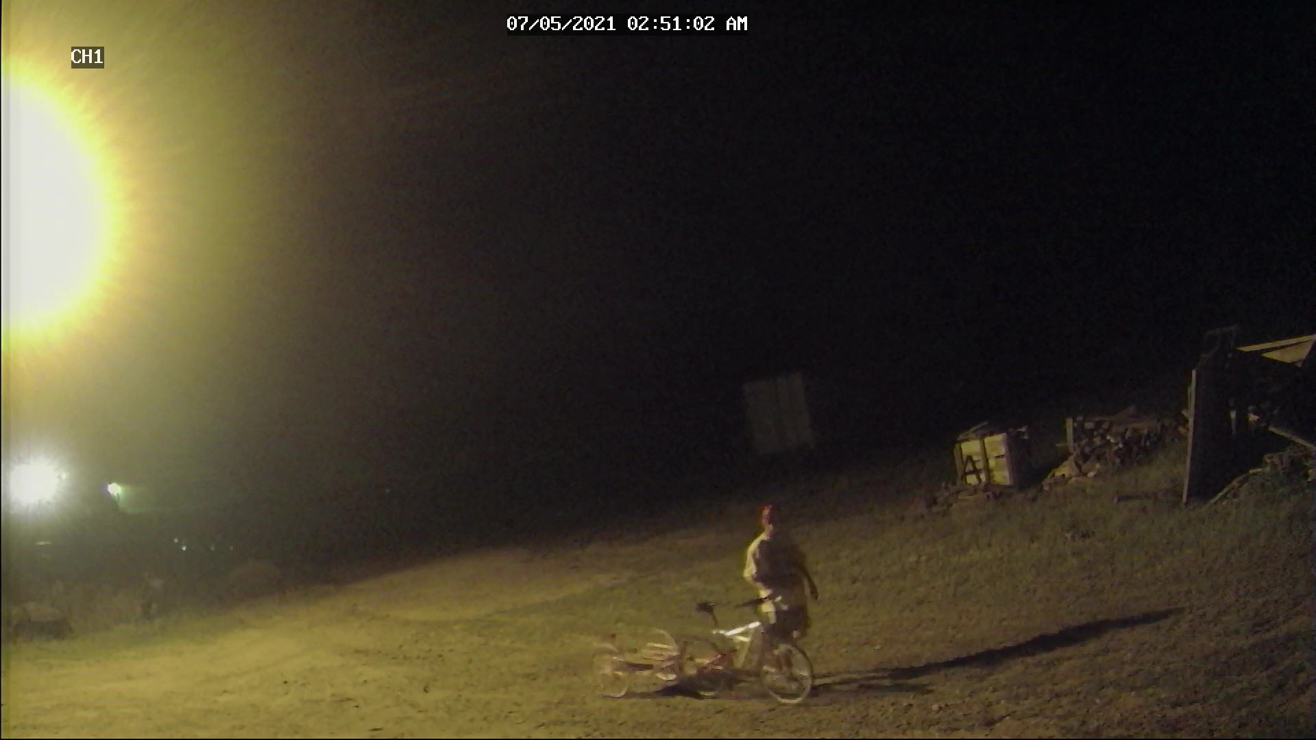 Suspect Bike and Trailer