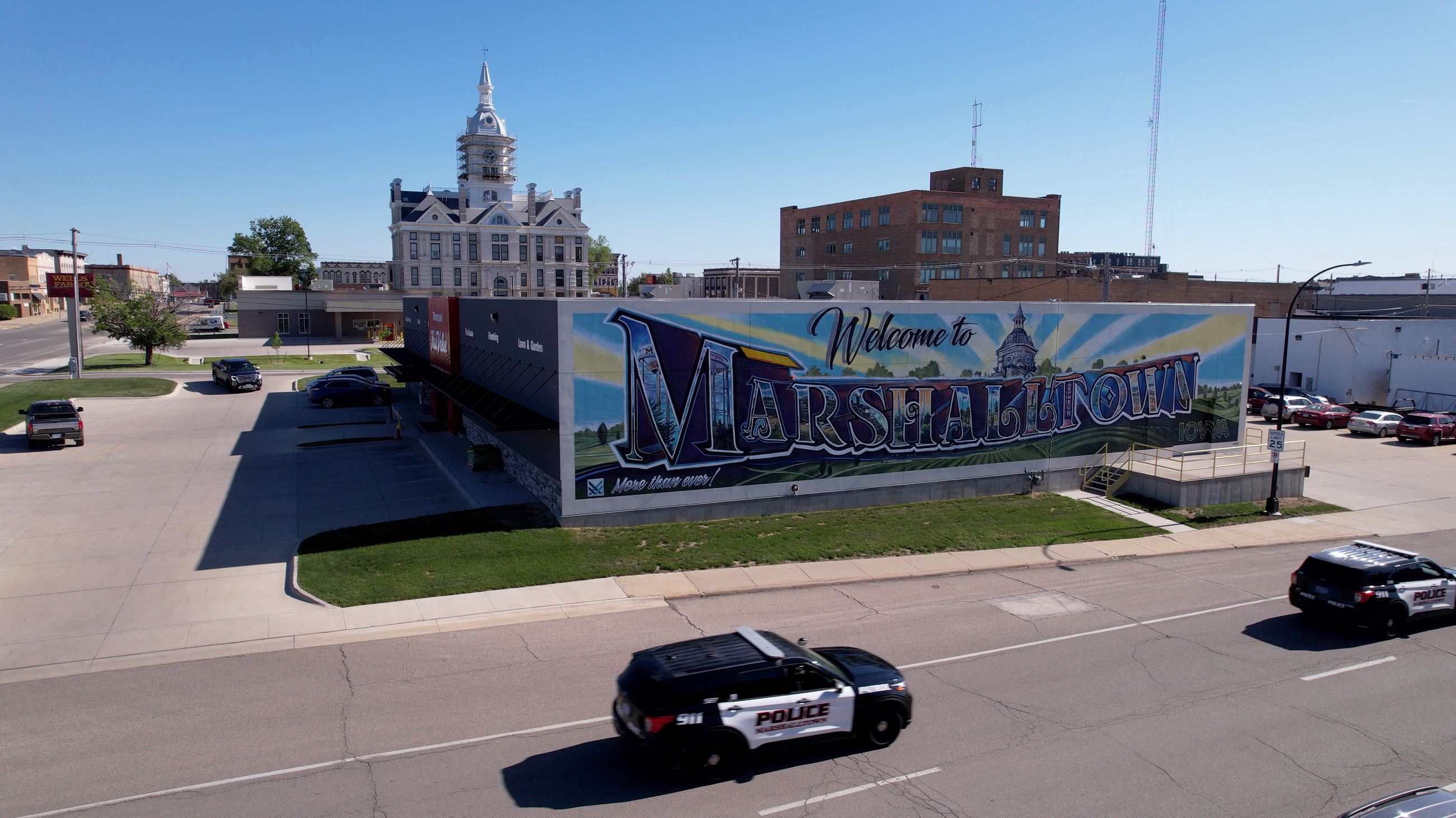Police Vehicle on Patrol